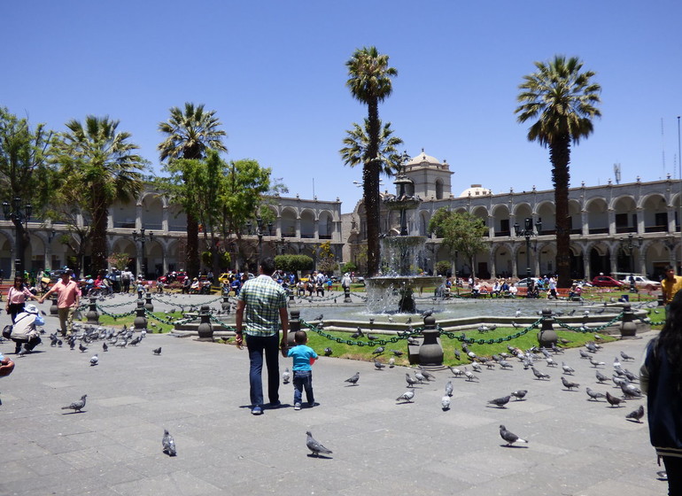 Pérou Voyage plaza de Armas Arequipa