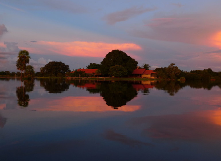 Brésil Voyage Pantanal Barranco Alto la fazenda en saison des pluies