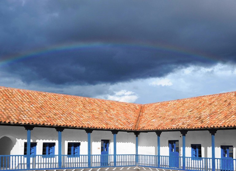 Pérou Voyage Cusco Palacio Nazarenas extérieur I