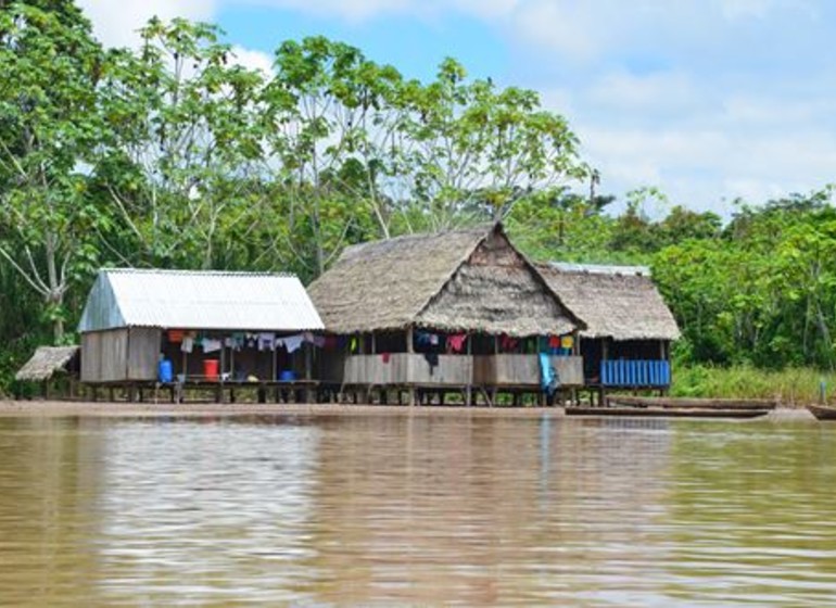 Pérou Voyage Amazonie Nord du Pérou maisons sur pilotis