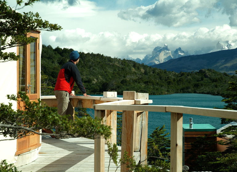 Chili Voyage Patagonia Camp  sur le balcon