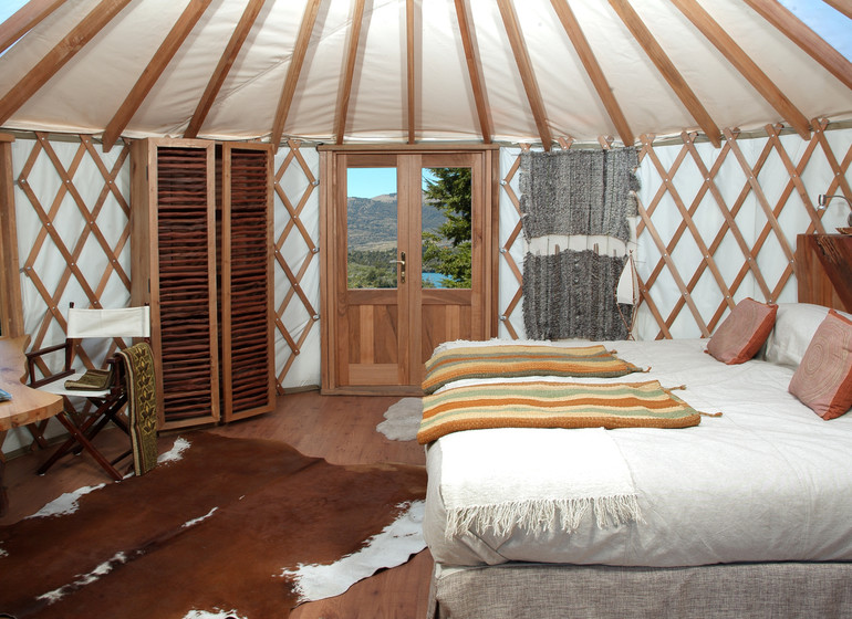 Chili Voyage Patagonia Camp yurt intérieur double