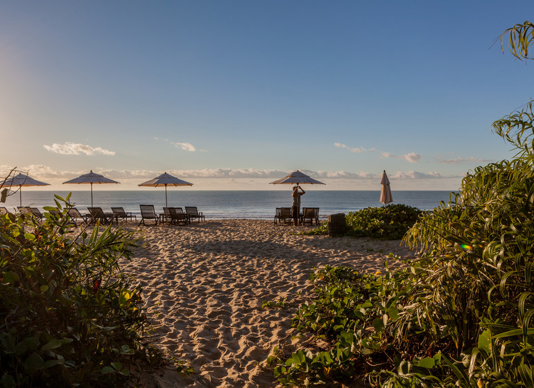 Brésil Voyage Trancoso Estrela d'Agua accès à la Praia dos Nativos