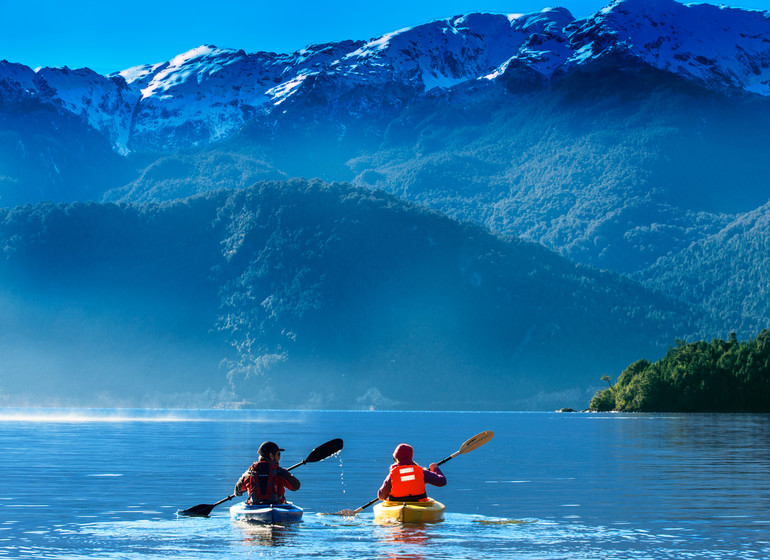 Chile Voyage Puyuhuapi Lodge excursion canoë