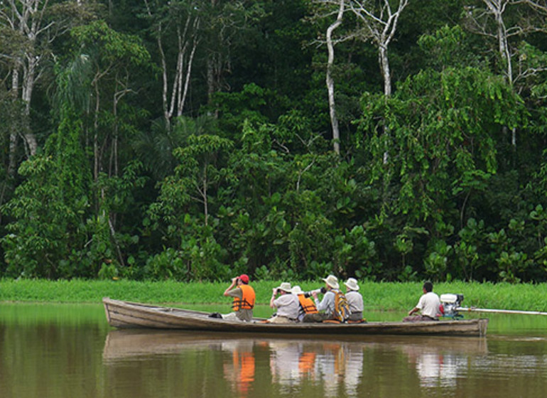 Colombie Voyage Amazonie Calanoa Jungle Lodge excursion en bateau
