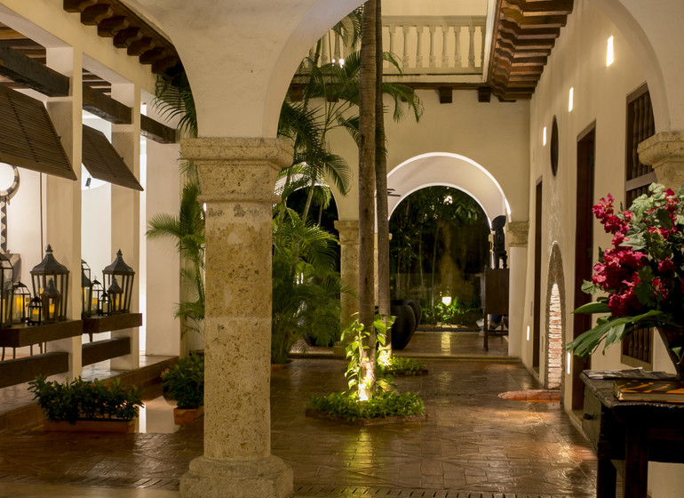 Colombie Voyage Cartagena Quadrofolio Hotel lobby