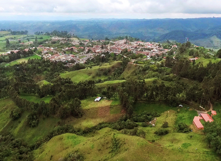 Colombie Voyage Gran Azul Ecoresort Salento alenours paysage
