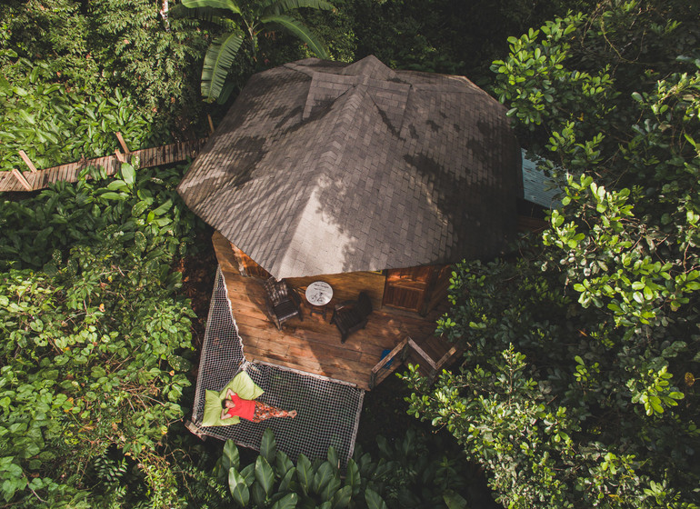 Colombie Voyage Cano Cristales Manigua Lodge d'en haut