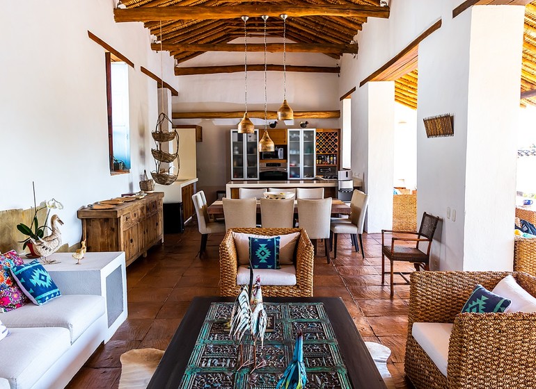 Colombie Voyage Barichara Yahri intérieur villa