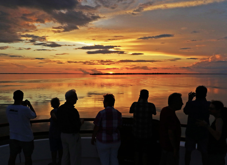 Brésil Voyage Amazon Clipper Premium coucher du soleil