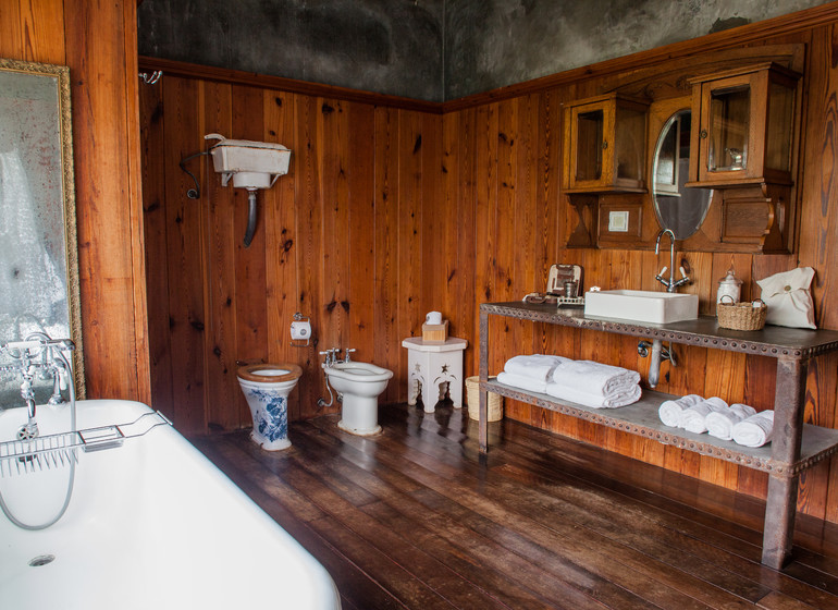 Uruguay Voyage Finca Narbona Relais & Châteaux suite Tamat bains