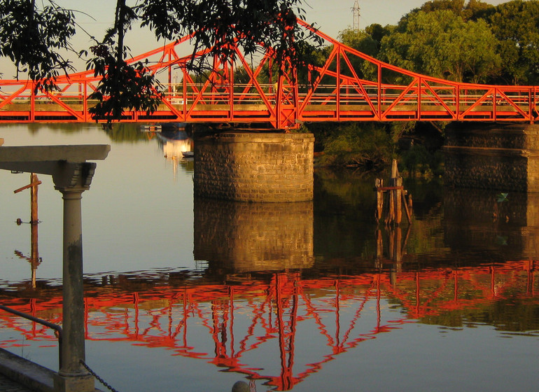 Uruguay Voyage pont sur le Rio de la Plata Carmelo