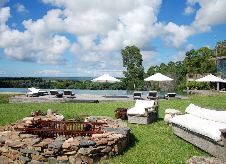 Uruguay Voyage Aguaverde Winelodge ambiance jardin