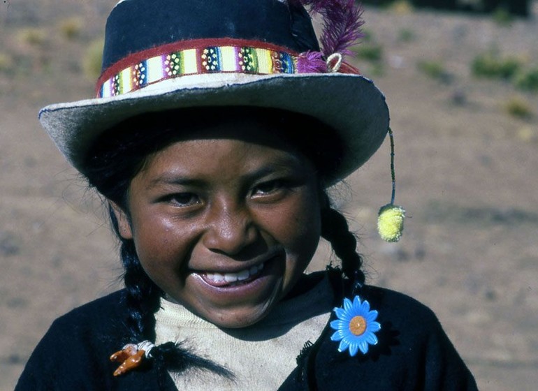 Bolivie Voyage visage d'enfant