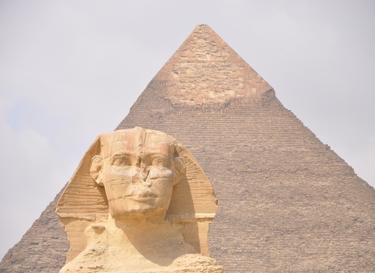 sphinx et pyramides