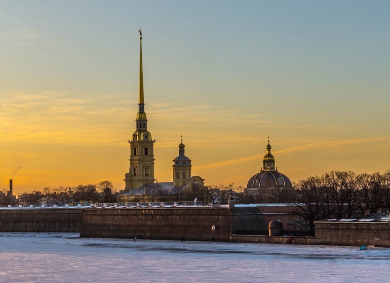 Teintes givrées de l'hiver russe