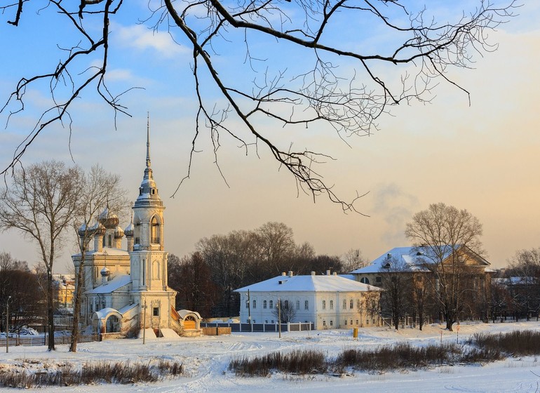 Teintes givrées de l'hiver russe