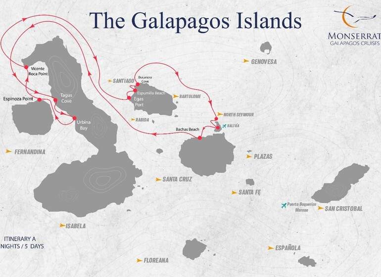 Croisière aux Galapagos, Monserrat (circuit court)