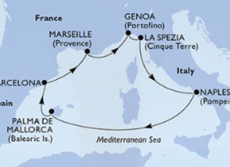 CROISIERE MEDITERRANEE - MSC FANTASIA - BLACK FRIDAY