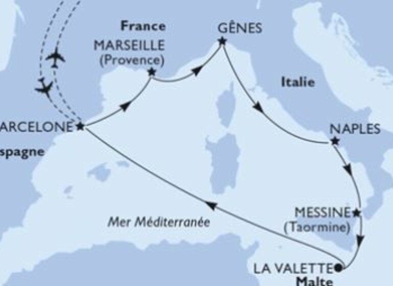 CROISIERES MSC - FLY AND CRUISE - MSC WORLD EUROPA