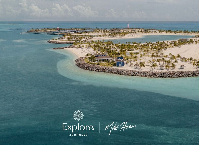 Explora Journeys, un voyage dans le calme des Caraïbes et le bleu des Bahamas avec Mike Horn