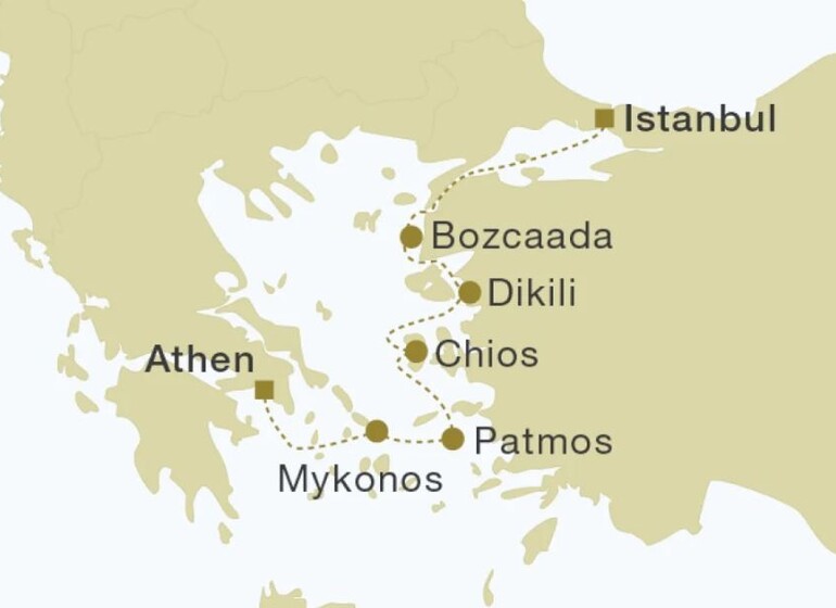 D'Athènes à Istanbul : Croisière en voilier