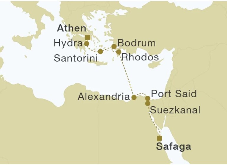 Traversée du Canal de Suez en 10 nuits