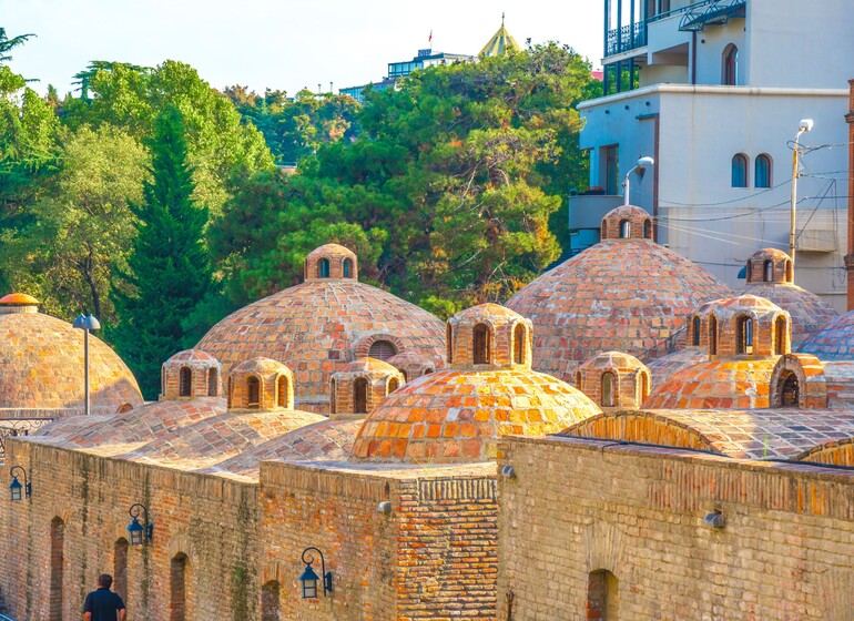 Tbilissi vieille ville architecture Géorgie