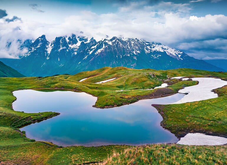 lacs Koruldi Svanétie montagnes Caucase