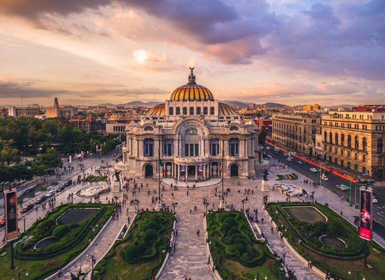 Voyage pèlerinage palais des beaux arts Mexico
