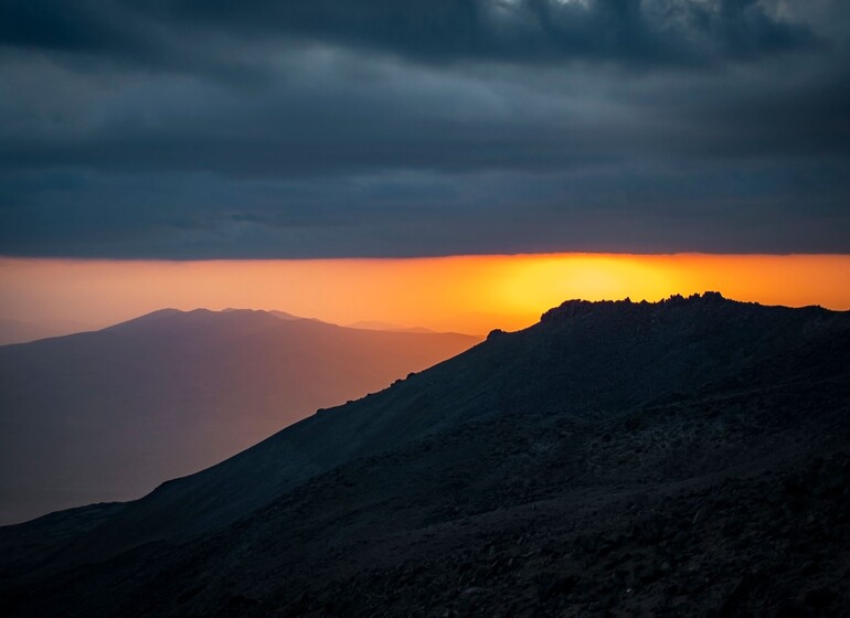 voyage pèlerinage Turquie coucher de soleil sur le Mont Ararat