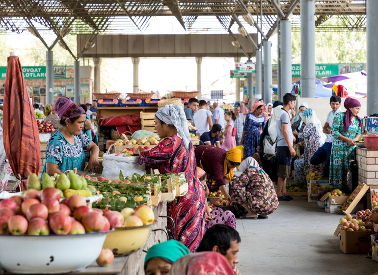 voyage Ouzbékistan marché