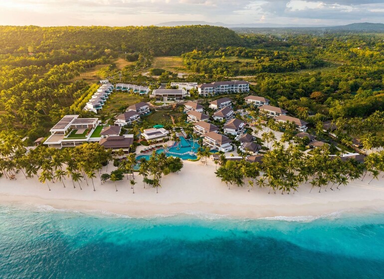 Vue aérienne du South Palms Resort Panglao, Philippines