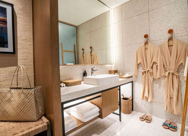Salle de bain du South Palms Resort Panglao, Philippines