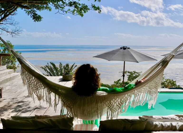 hamac au Azulik Lodge, Mozambique