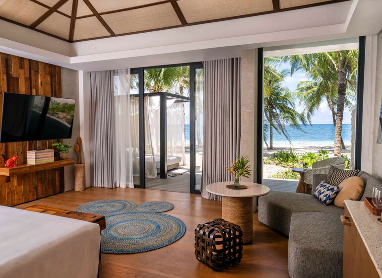 Chambre avec accès plage au South Palms Resort Panglao, Philippines